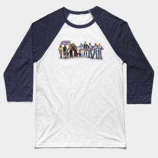 Purrgil Company Line Up Baseball T-Shirt